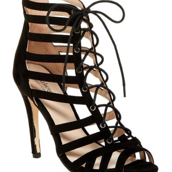 Catherine Malandrino Hancie Lace-up Heels - Picture 2 of 7